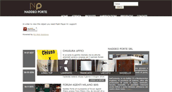 Desktop Screenshot of naddeoporte.it